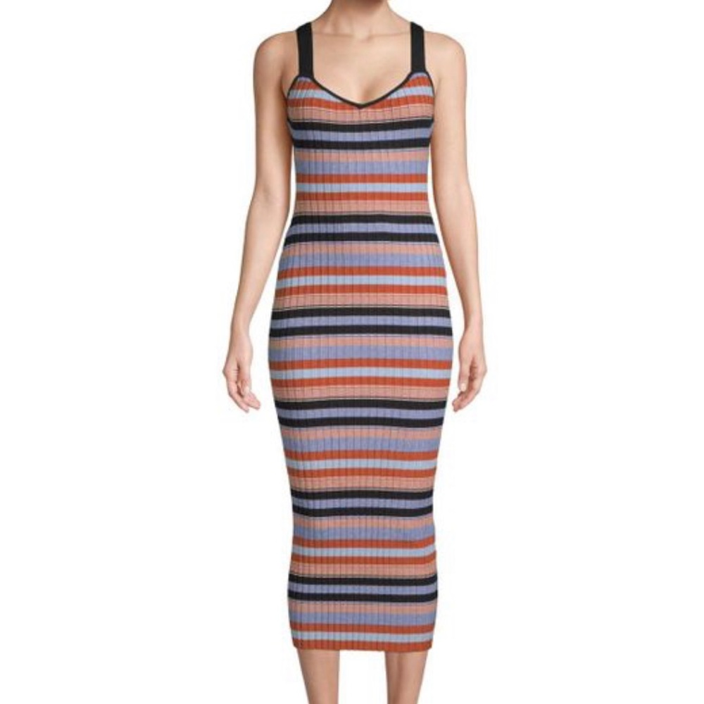 Ronny Kobo Yaela Dress stripes size small